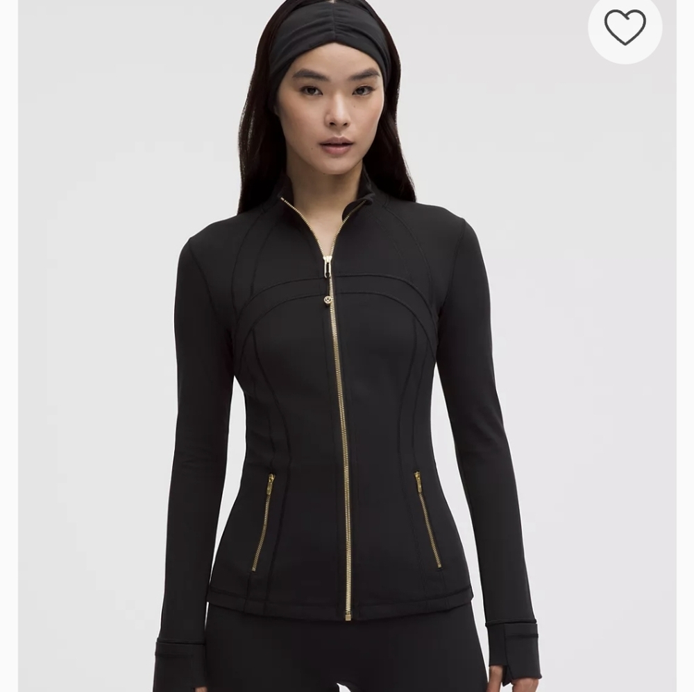 Lululemon Nulu Define Black Zip Up Jacket Size 6